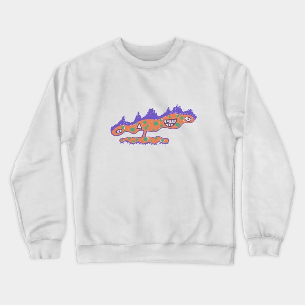 Slimy Sally The Slutty Slug Crewneck Sweatshirt by G-Worthy